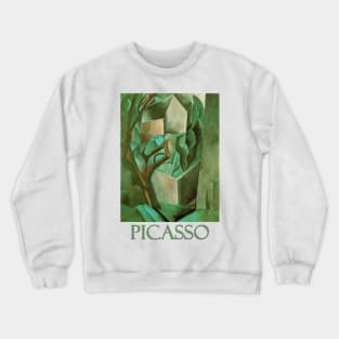 House in the Garden (1908) by Pablo Picasso Crewneck Sweatshirt